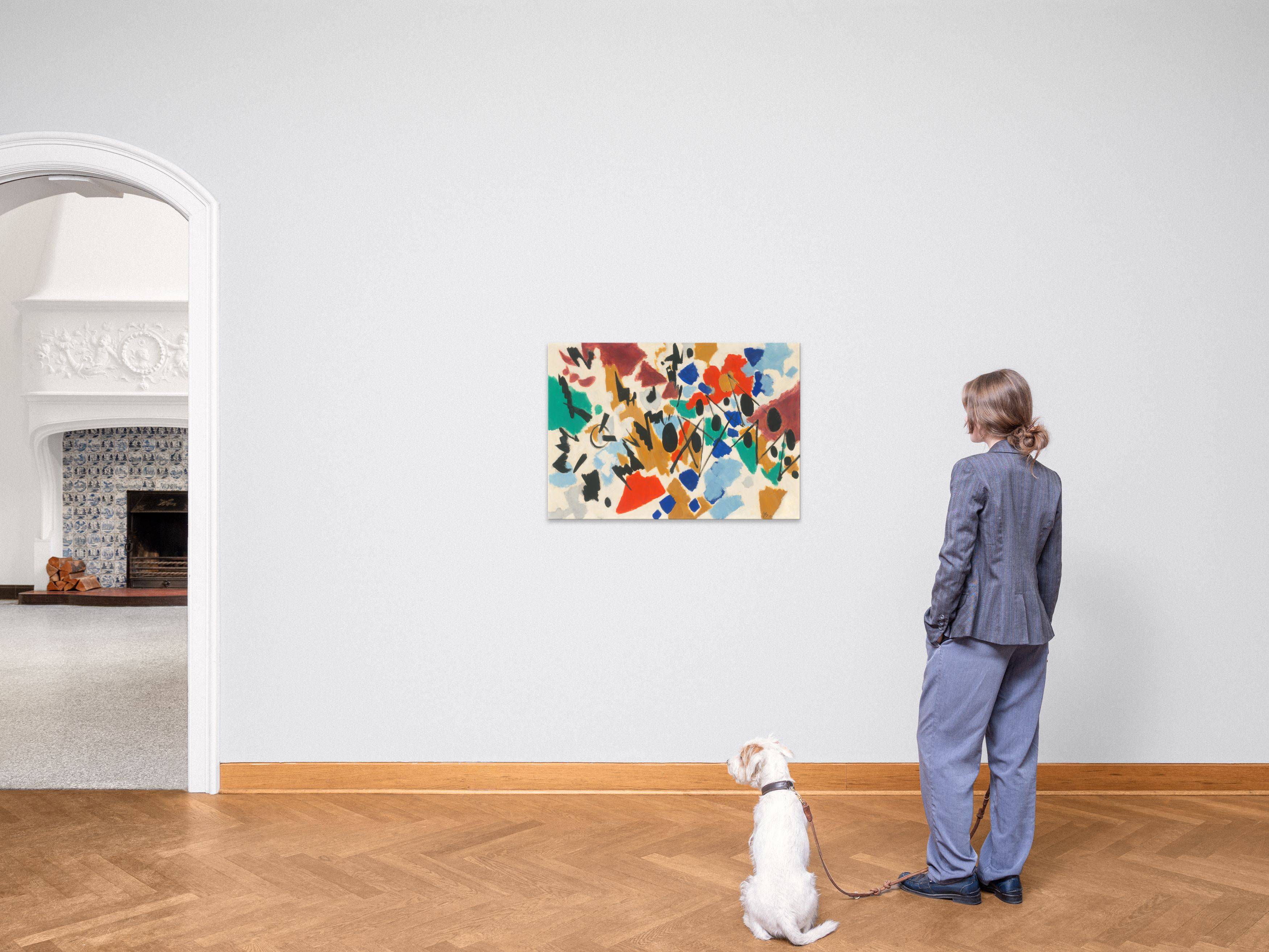 Auf diesem Bild ist das folgende Kunstwerk zu sehen: Ernst Wilhelm Nay. „Mutation“. 1953.