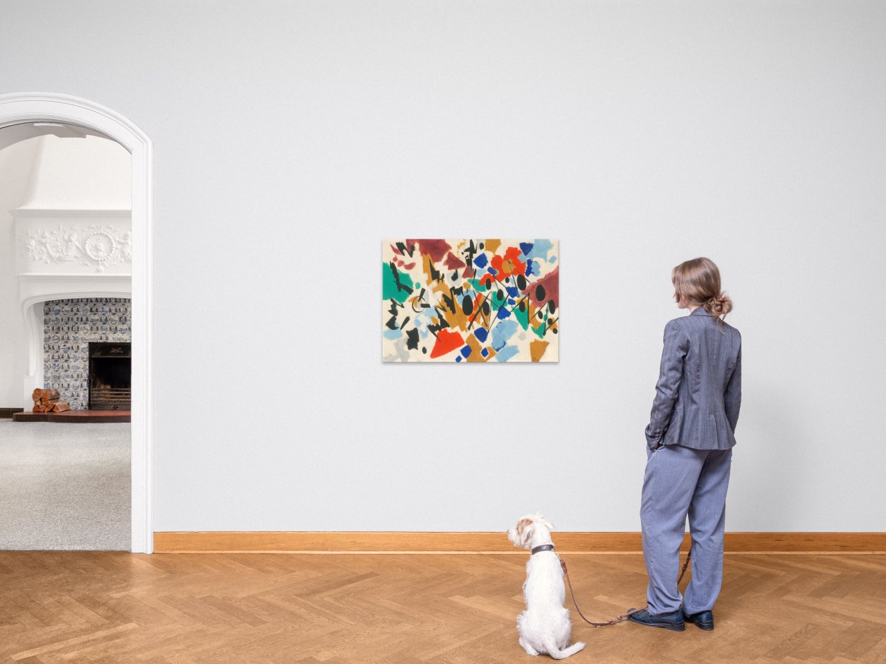 Auf diesem Bild ist das folgende Kunstwerk zu sehen: Ernst Wilhelm Nay. „Mutation“. 1953.