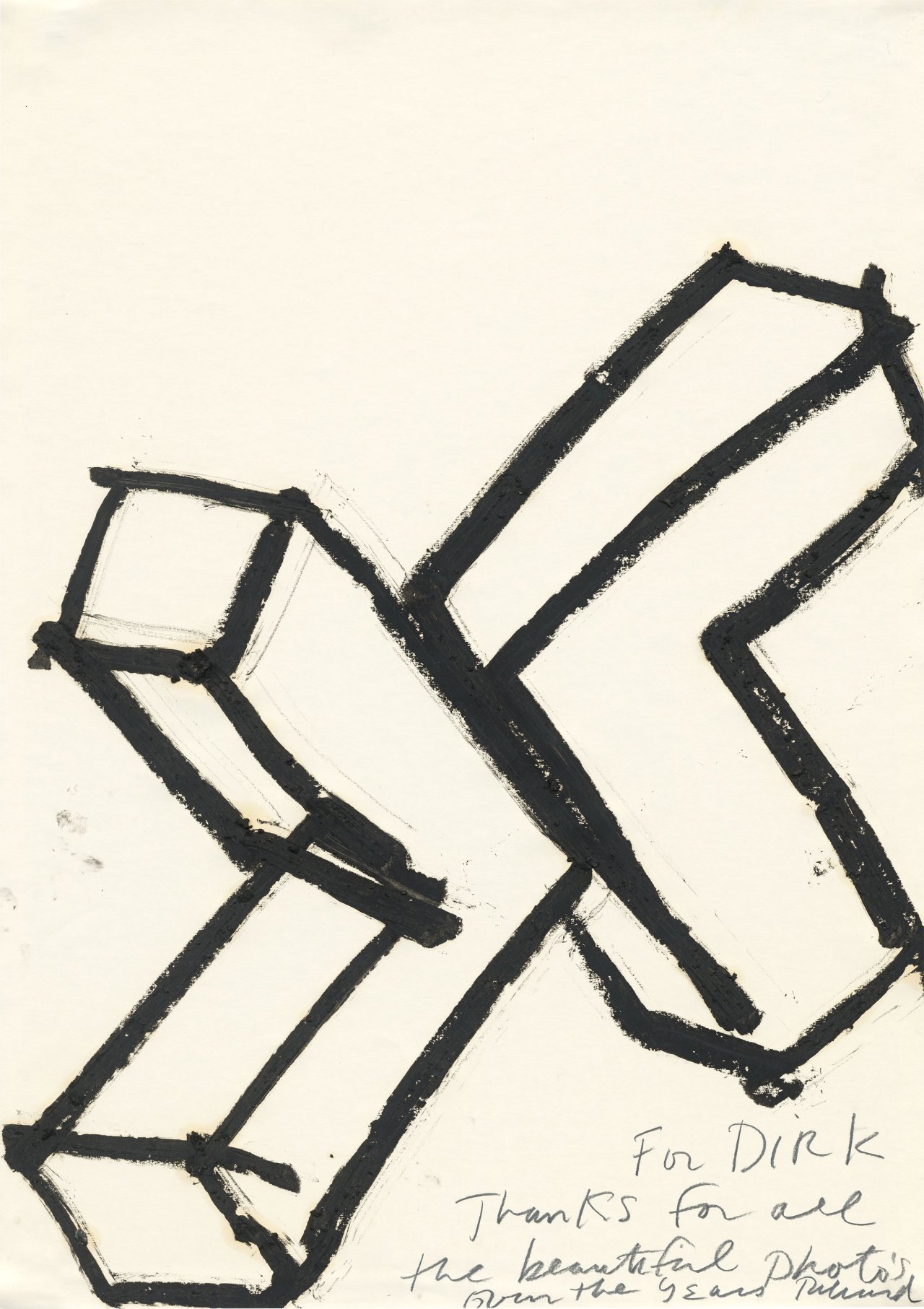This picture shows the following artwork: Richard Serra. Untitled. 1995.