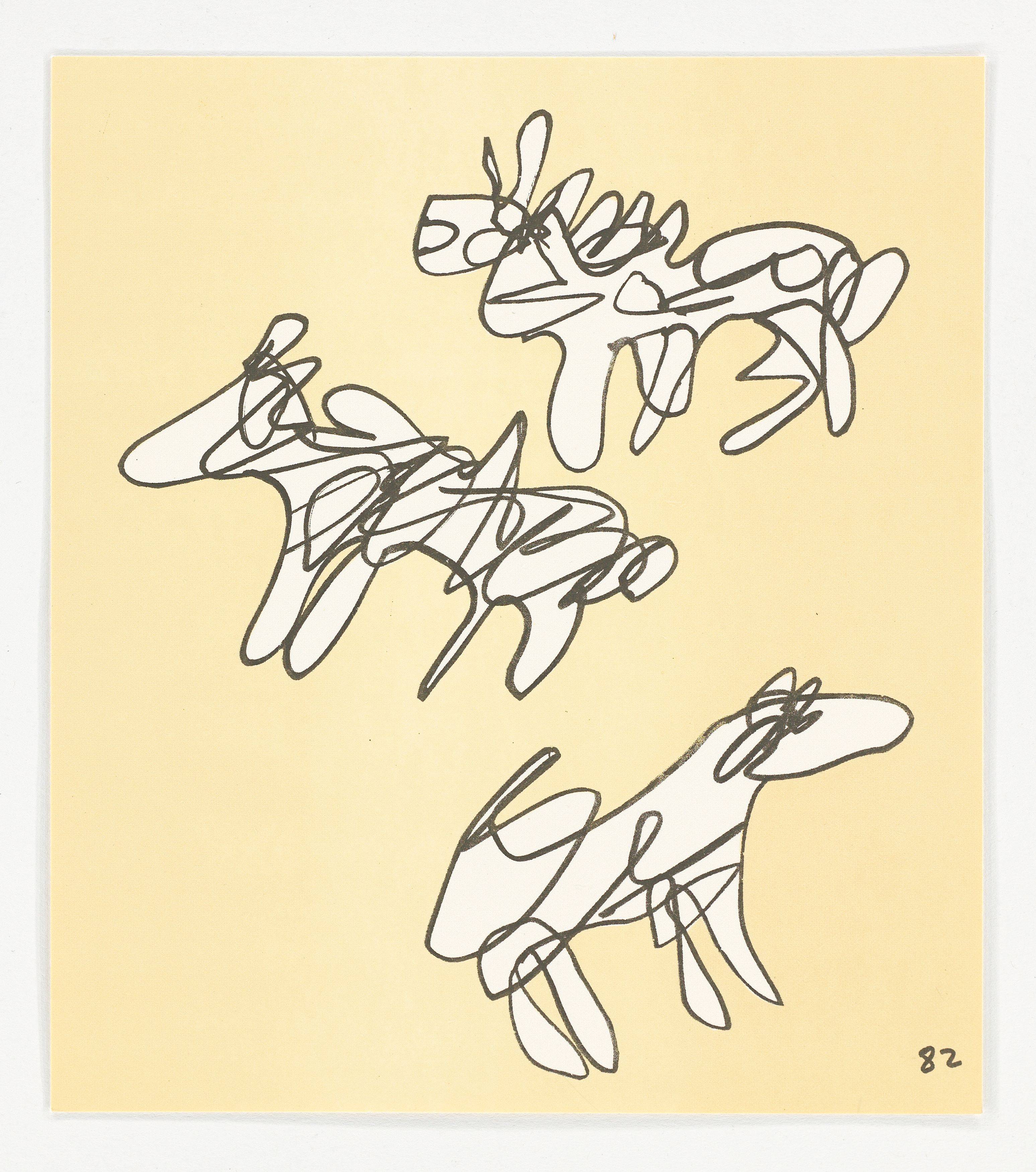 This picture shows the following artwork: Jean Dubuffet. ”Conjectures”. 1983.