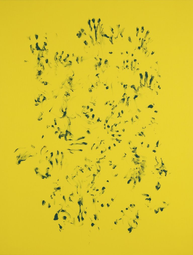 This picture shows the following artwork: Donna Huanca. ”Scarring/Branding”. 2015.