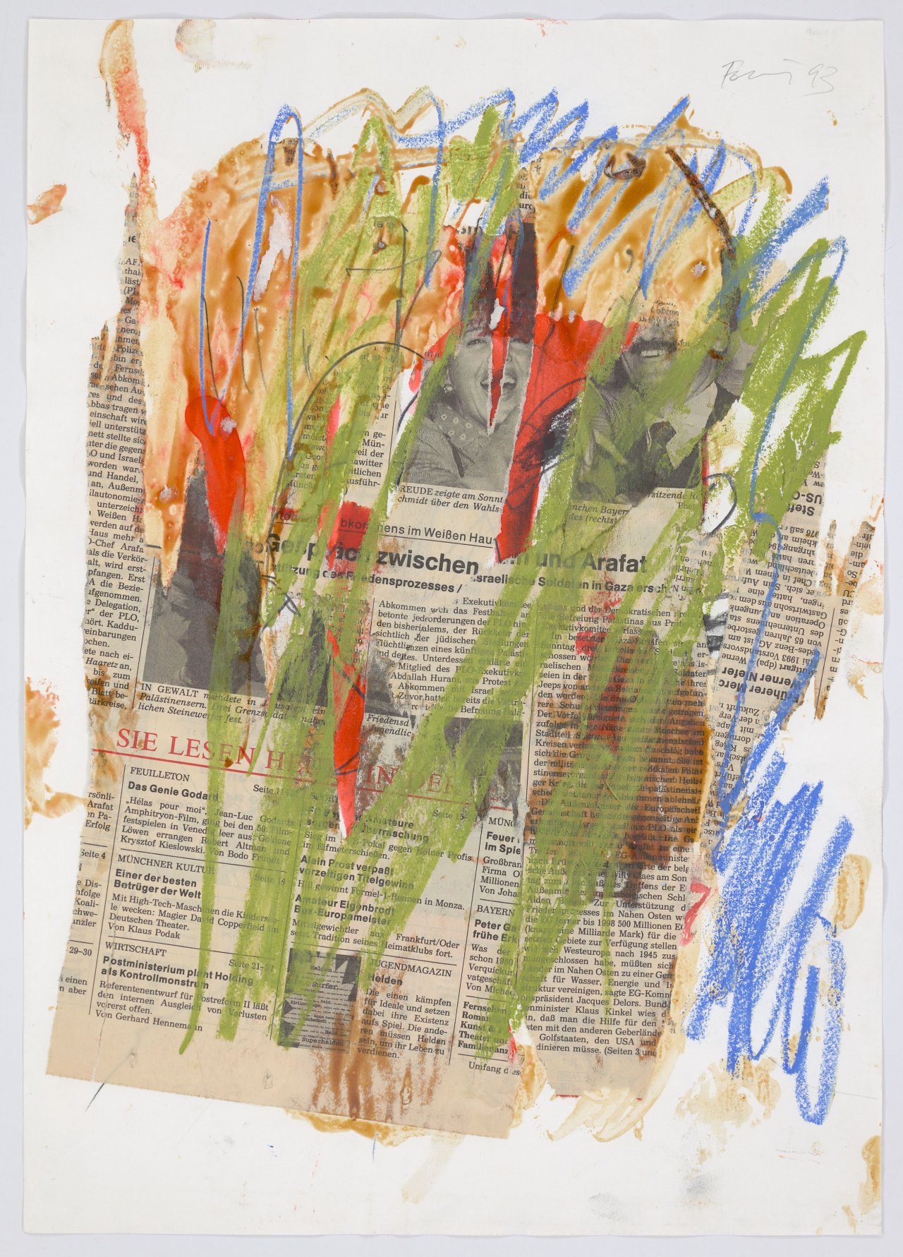 Auf diesem Bild ist das folgende Kunstwerk zu sehen: Günther Förg. Ohne Titel. 1993.
