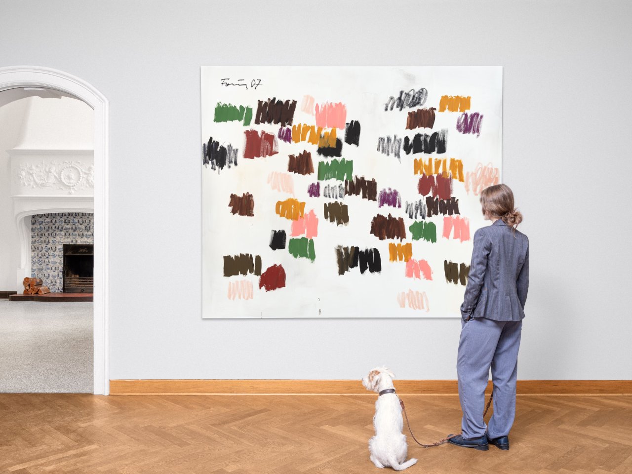 This picture shows the following artwork: Günther Förg. Untitled. 2007.