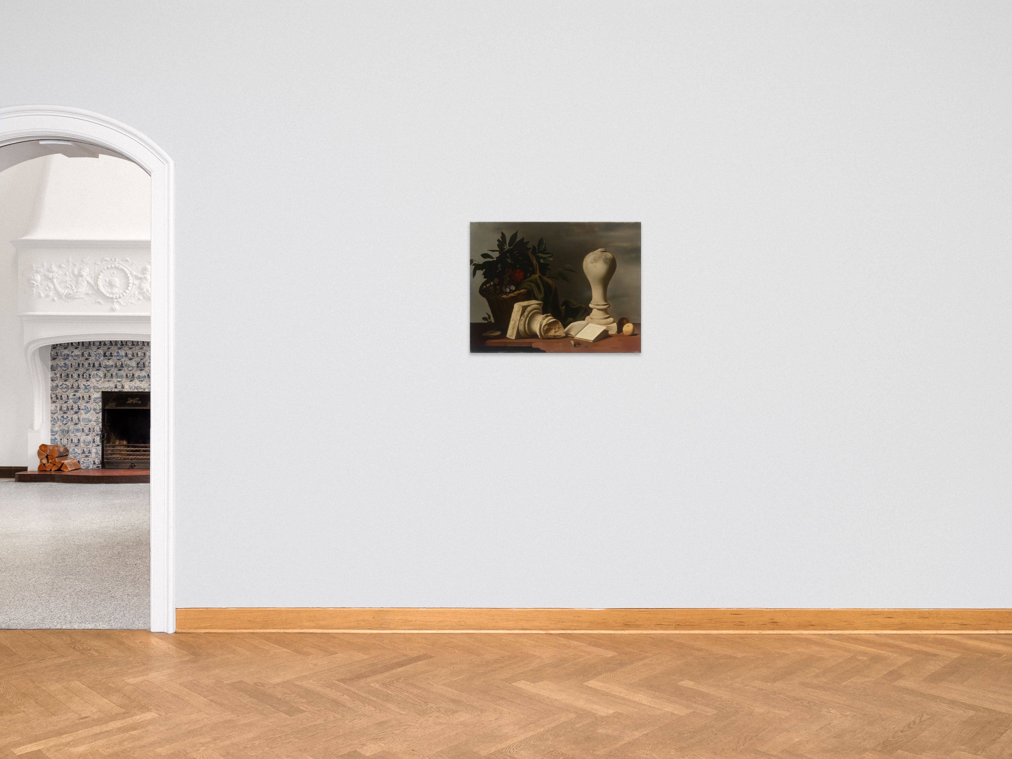 This picture shows the following artwork: Raoul Hynckes. ”LE BALUSTRE”.