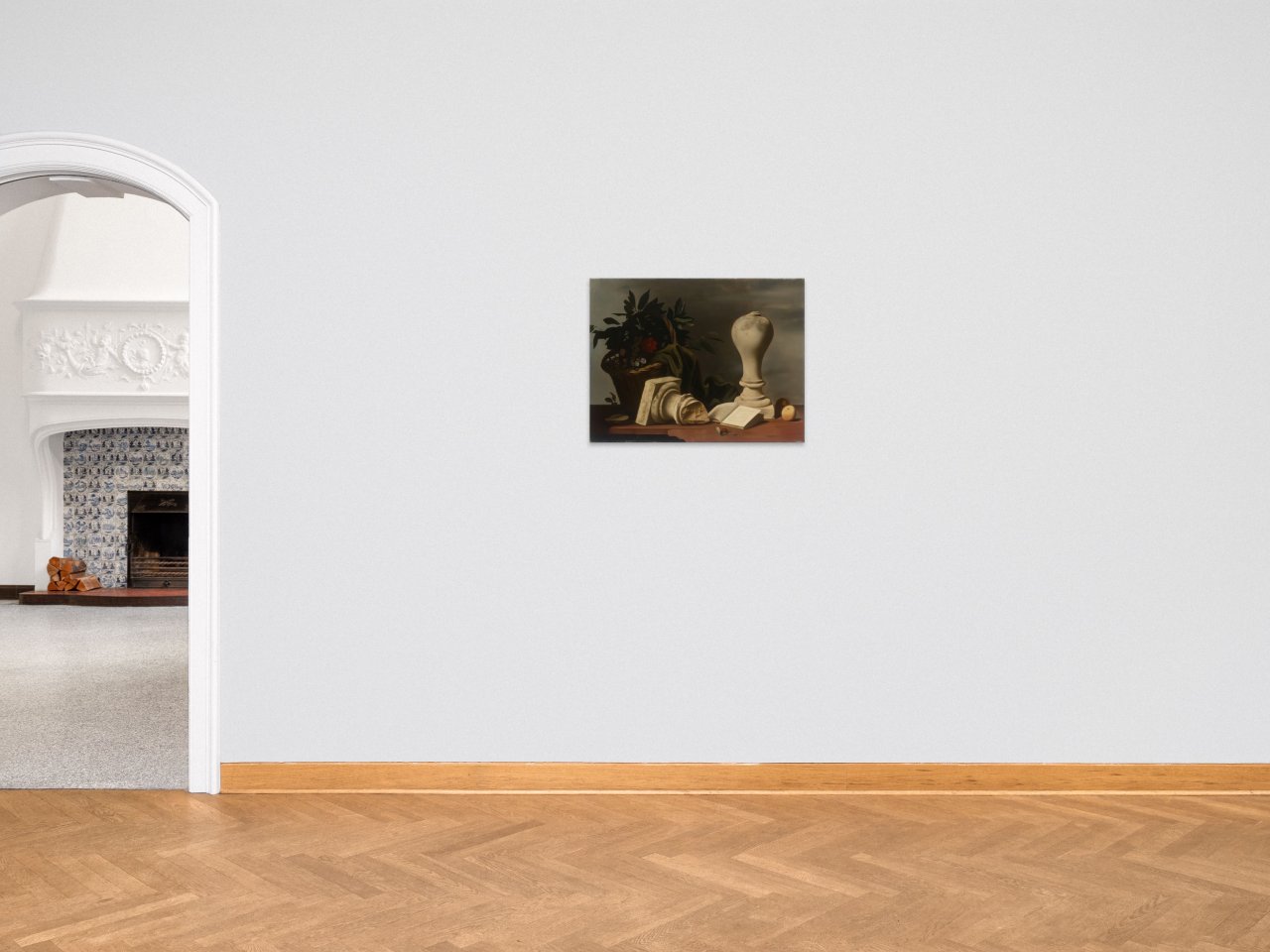 This picture shows the following artwork: Raoul Hynckes. ”LE BALUSTRE”.