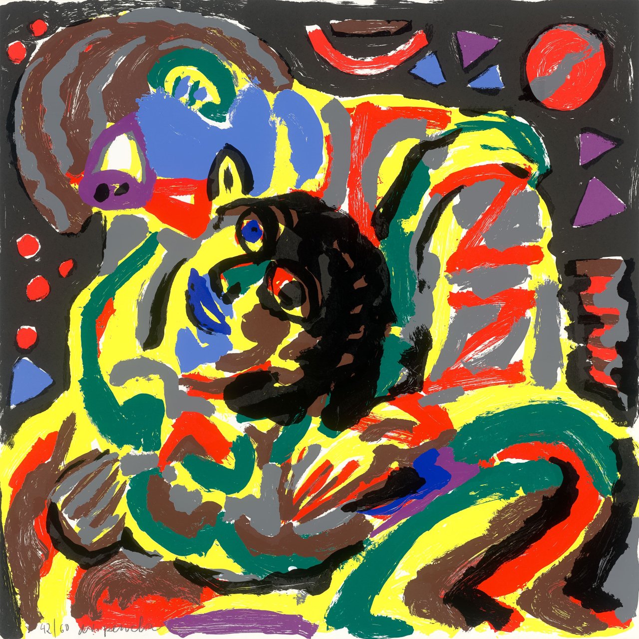 This picture shows the following artwork:  Portfolio. ”8 Für Berlin”. 1986.