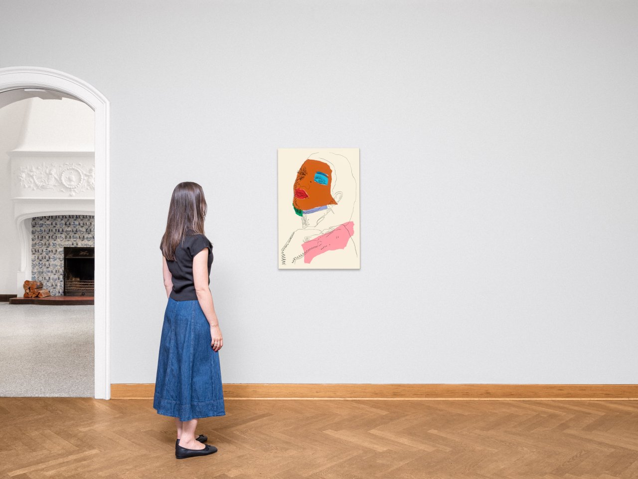 Auf diesem Bild ist das folgende Kunstwerk zu sehen: Andy Warhol. Aus: „Ladies and Gentlemen“. 1975.