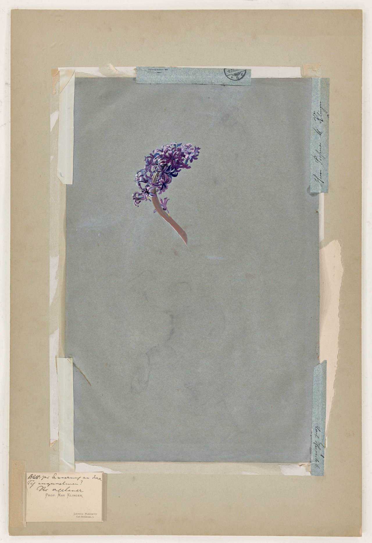 This picture shows the following artwork: Max Klinger. ”Erster Entwurf zum Beethoven-Thron”. 1886.