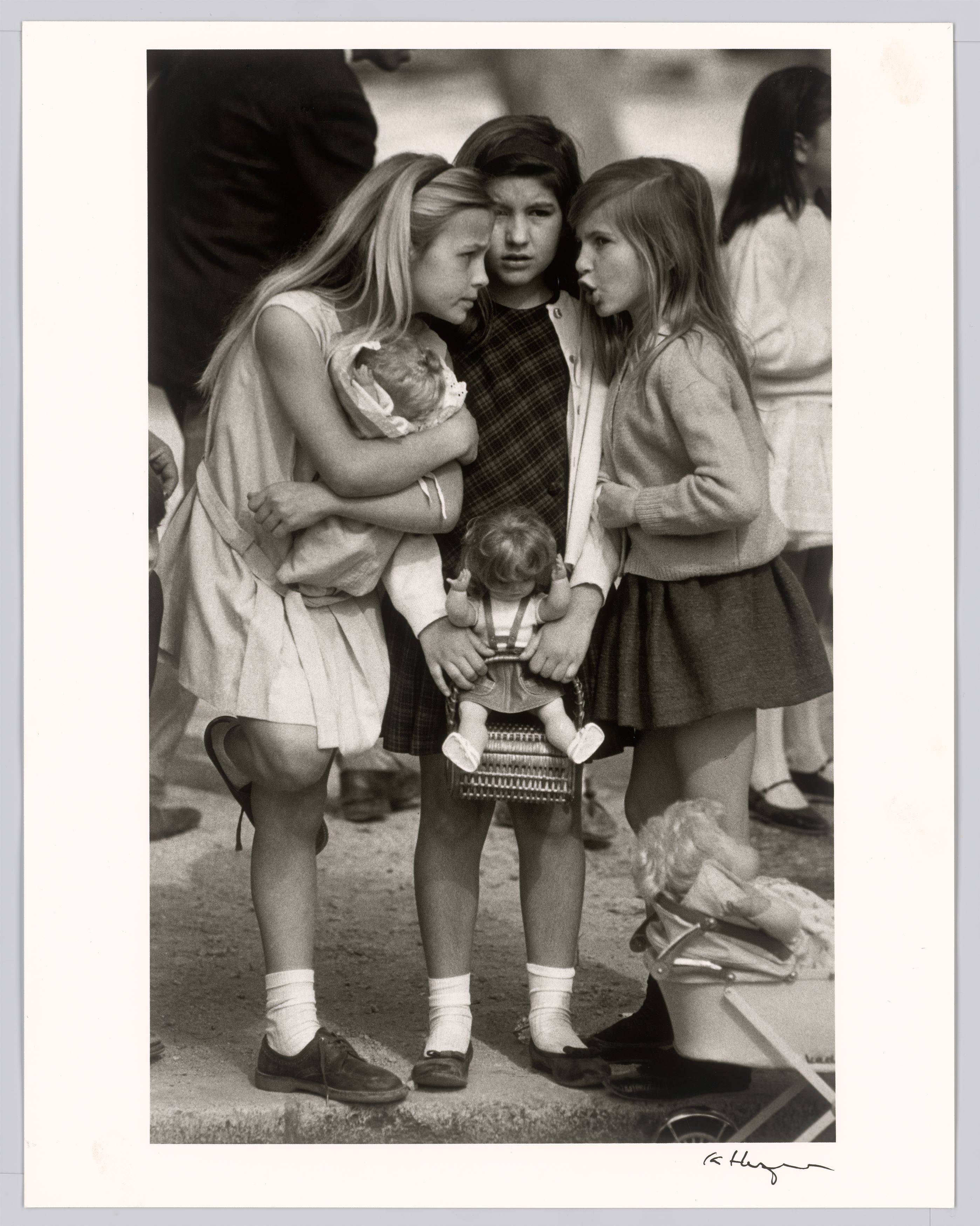 This picture shows the following artwork: Ken Heyman. ”The Doll Club”. 1987.