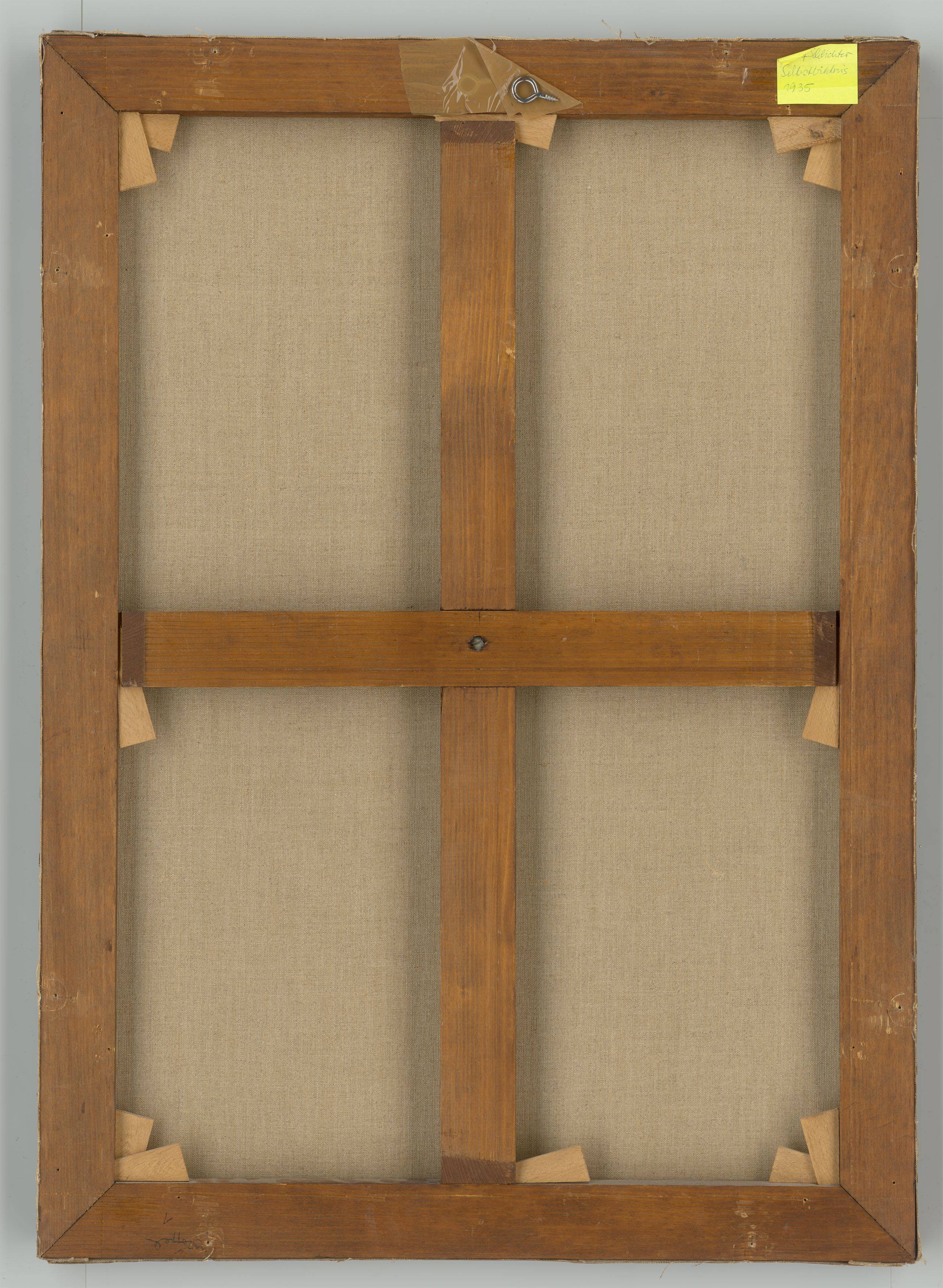 Auf diesem Bild ist das folgende Kunstwerk zu sehen: Rudolf Schlichter. Selbstbildnis. 1936.