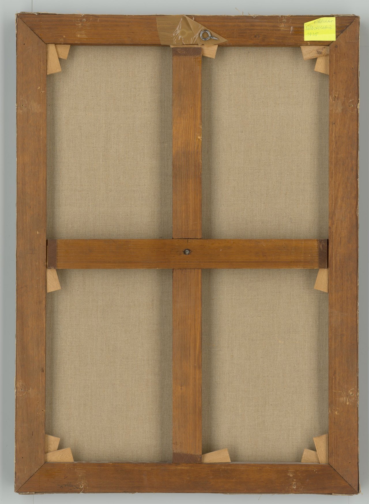 Auf diesem Bild ist das folgende Kunstwerk zu sehen: Rudolf Schlichter. Selbstbildnis. 1936.