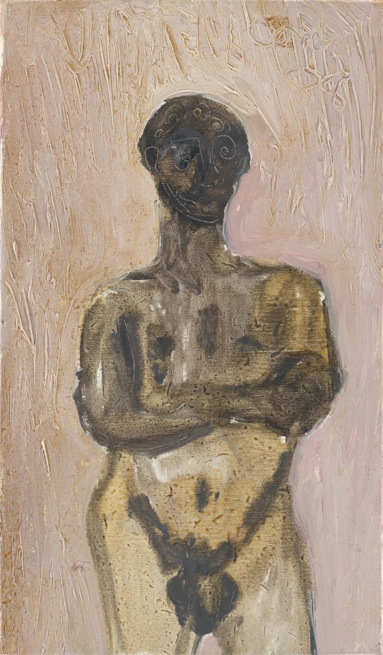 This picture shows the following artwork: George Condo. Untitled. 1988.