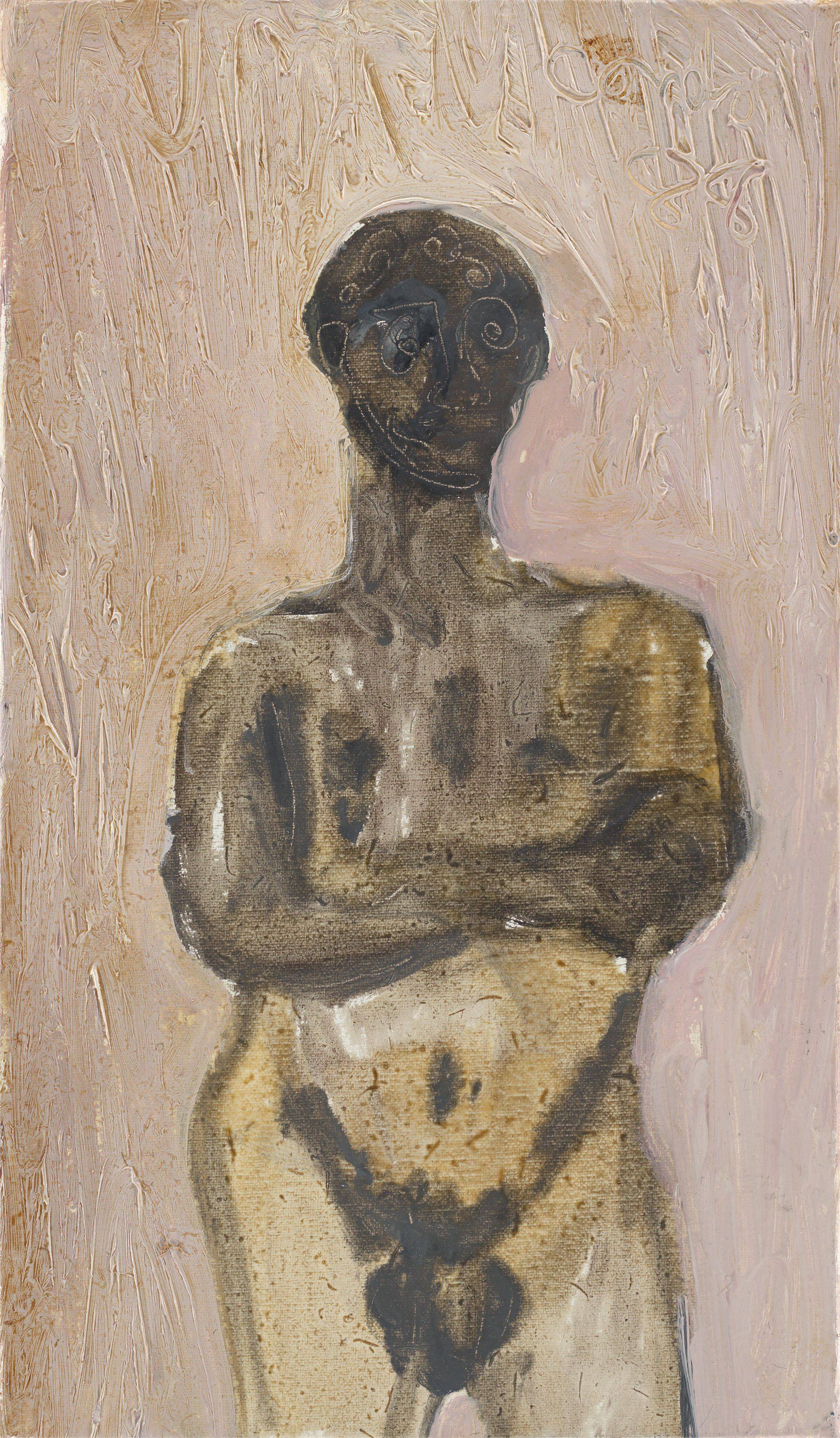 This picture shows the following artwork: George Condo. Untitled. 1988.