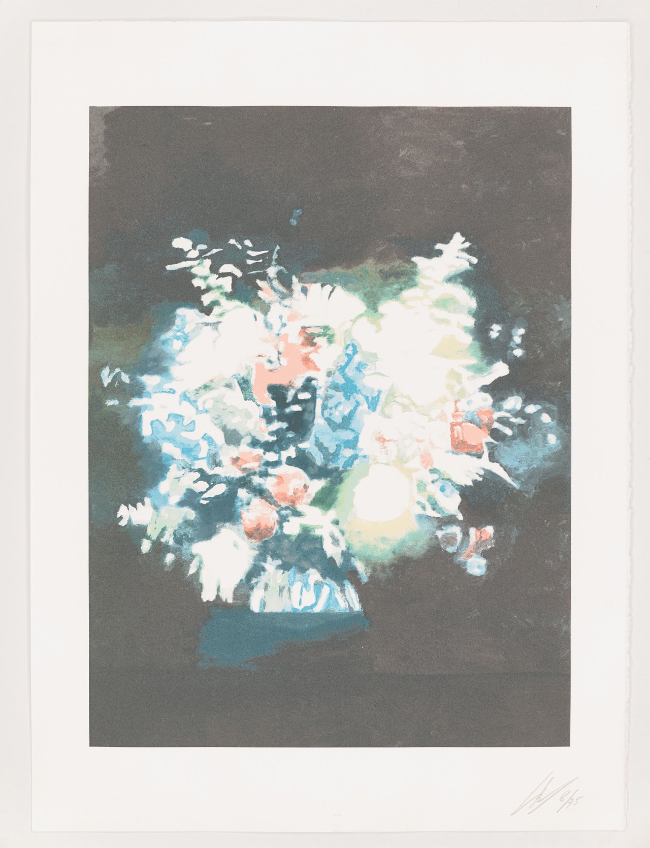 Auf diesem Bild ist das folgende Kunstwerk zu sehen: Luc Tuymans. „Peaches & Technicolor“. 2013.