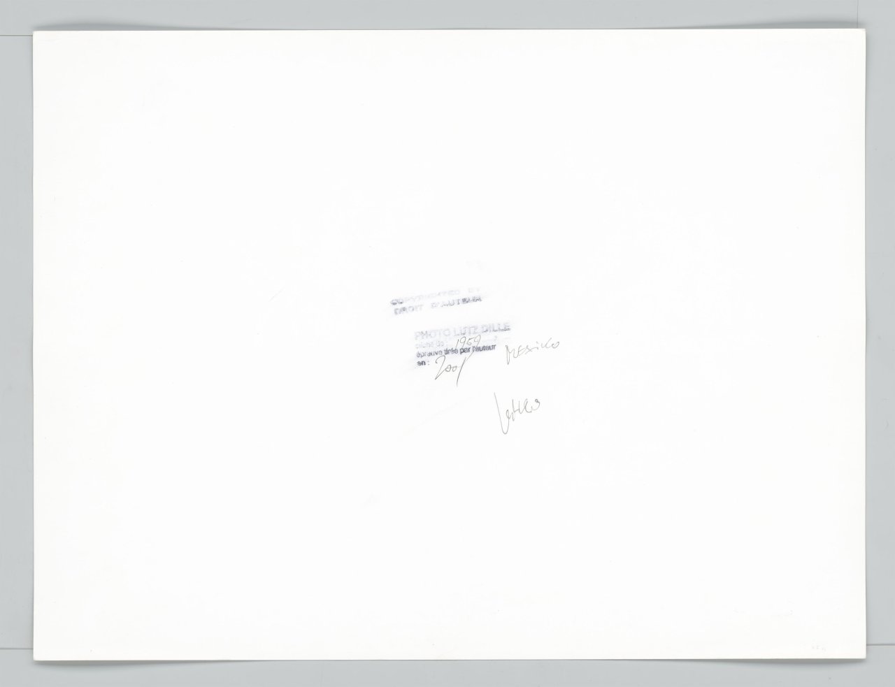 Auf diesem Bild ist das folgende Kunstwerk zu sehen: Lutz Dille. „Mexiko“. 1959.