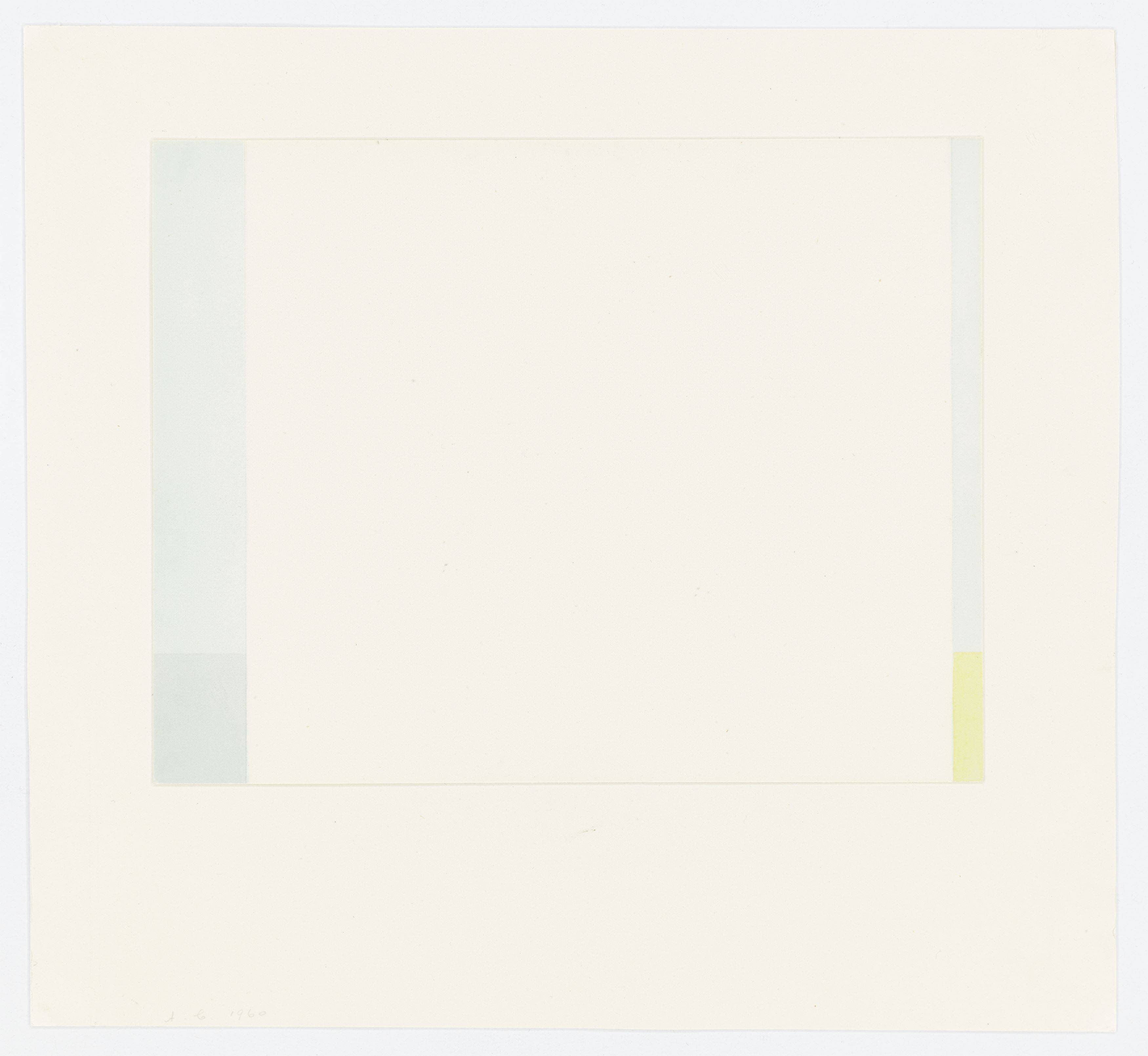 This picture shows the following artwork: Antonio Calderara. ”Spazio Luce”. 1960.