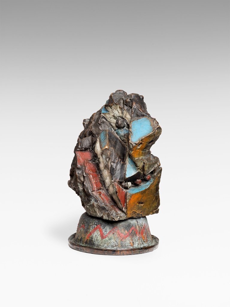 This picture shows the following artwork: Markus Lüpertz. Tourist, from the series ”Die Bürger von Florenz”. 1983.