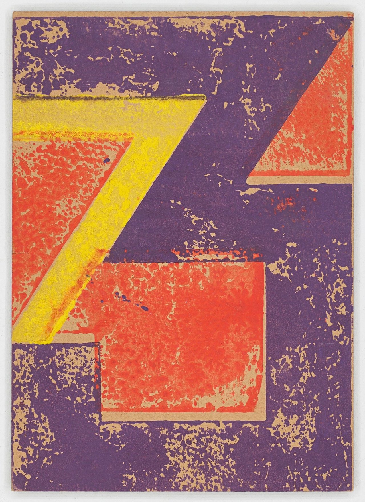 This picture shows the following artwork: Hermann Glöckner. Untitled. Circa 1973.