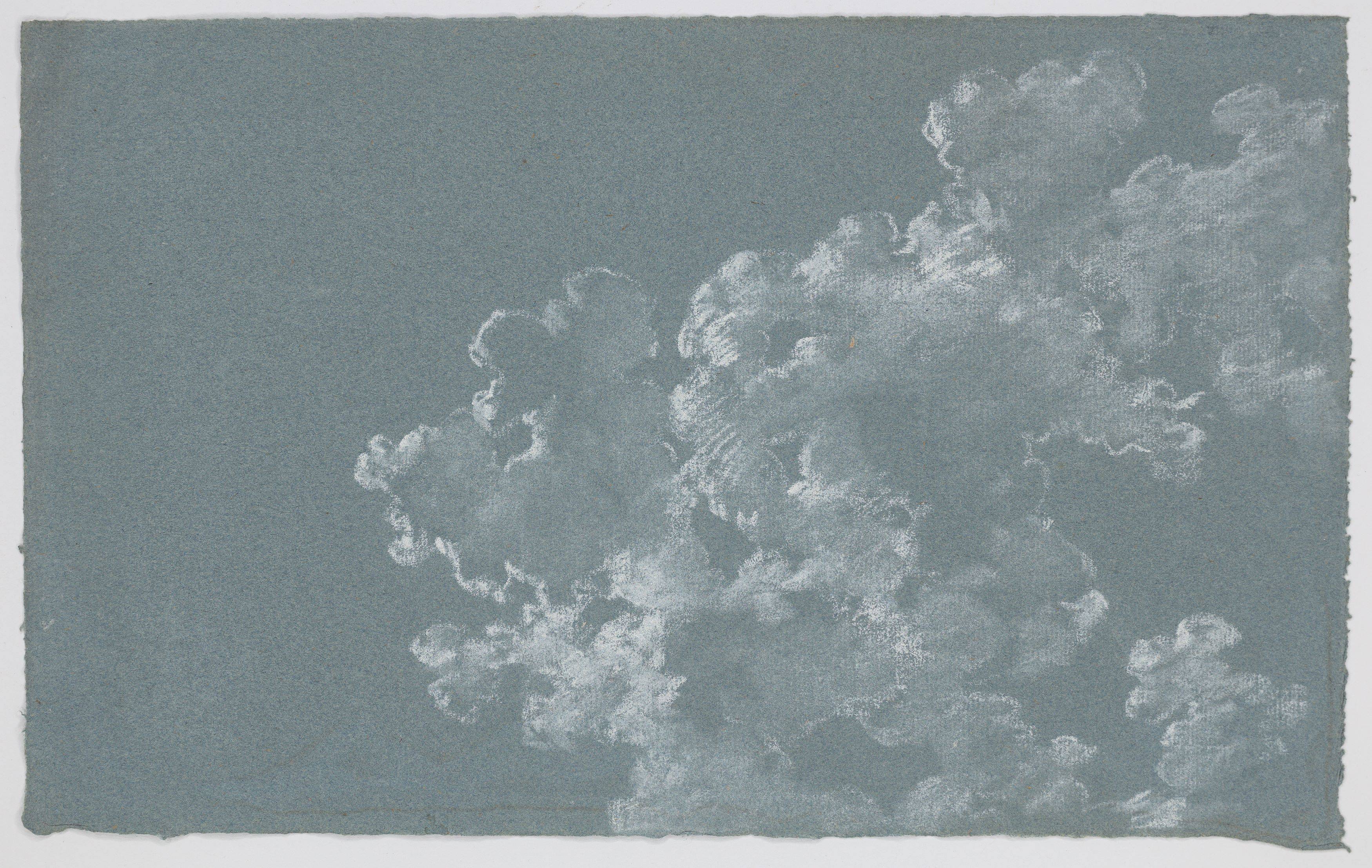Auf diesem Bild ist das folgende Kunstwerk zu sehen: Johann Georg von Dillis. Wolkenstudie. Wohl um 1815/29.