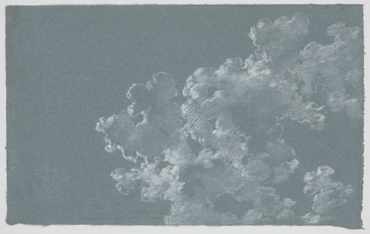 Auf diesem Bild ist das folgende Kunstwerk zu sehen: Johann Georg von Dillis. Wolkenstudie. Wohl um 1815/29.