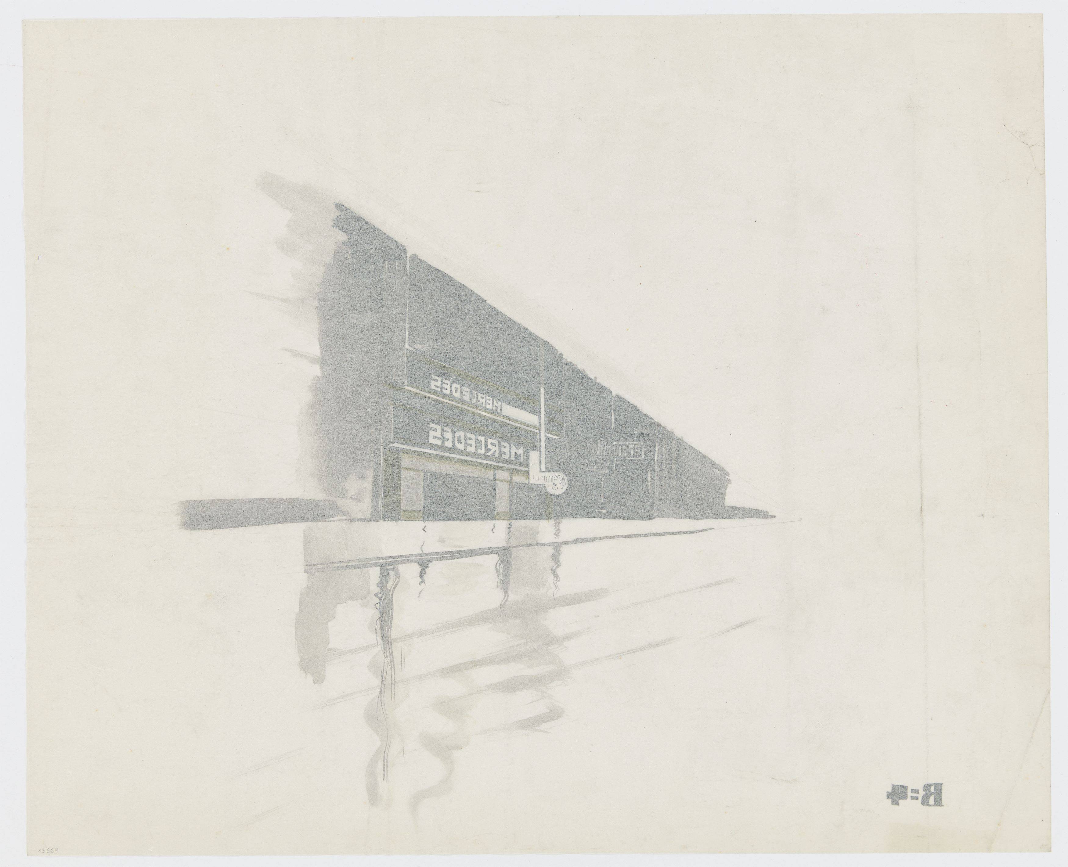 This picture shows the following artwork: Robert Michel. Mercedes (B=4).