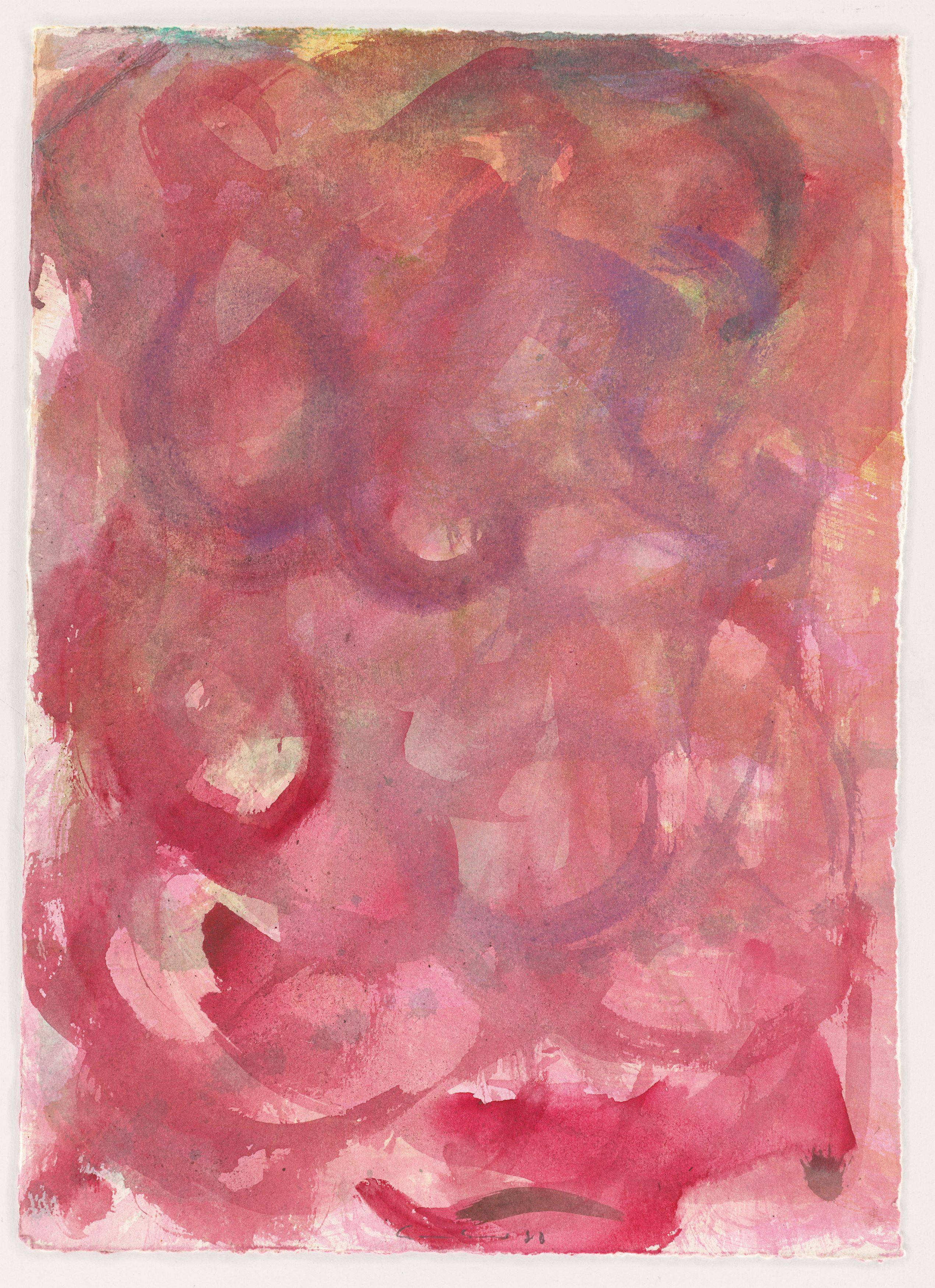 This picture shows the following artwork: Gotthard Graubner. Untitled. 1980.