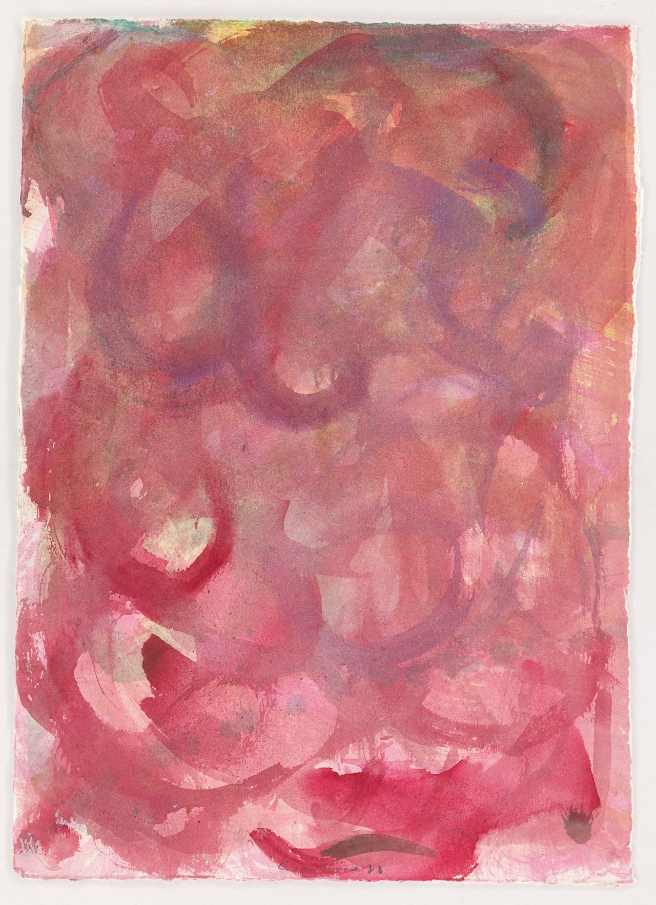 This picture shows the following artwork: Gotthard Graubner. Untitled. 1980.