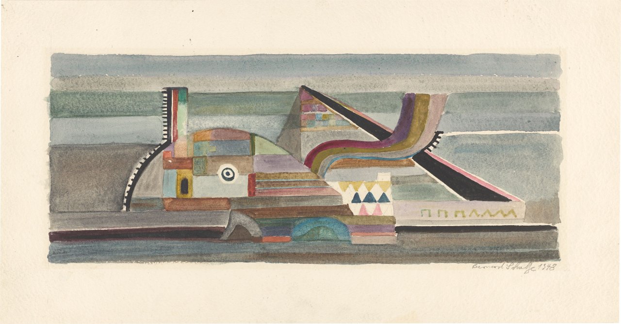 Auf diesem Bild ist das folgende Kunstwerk zu sehen: Bernard Schultze. Ohne Titel. 1948.