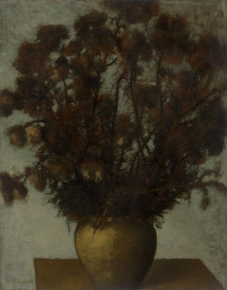 This picture shows the following artwork: Arthur Segal. Flower still life. 1941.