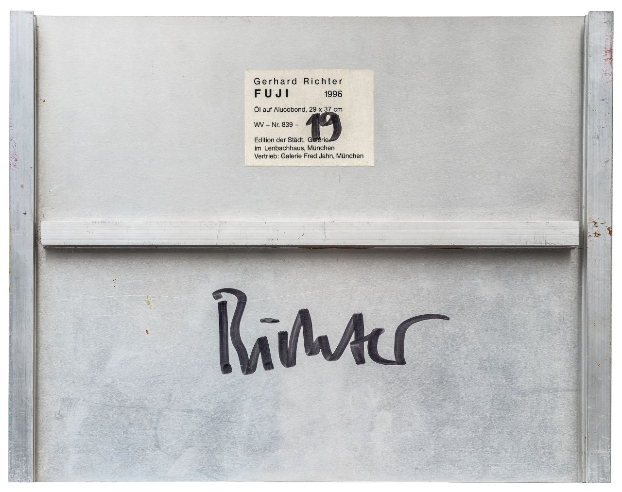 Auf diesem Bild ist das folgende Kunstwerk zu sehen: Gerhard Richter. „Fuji“. 1996.