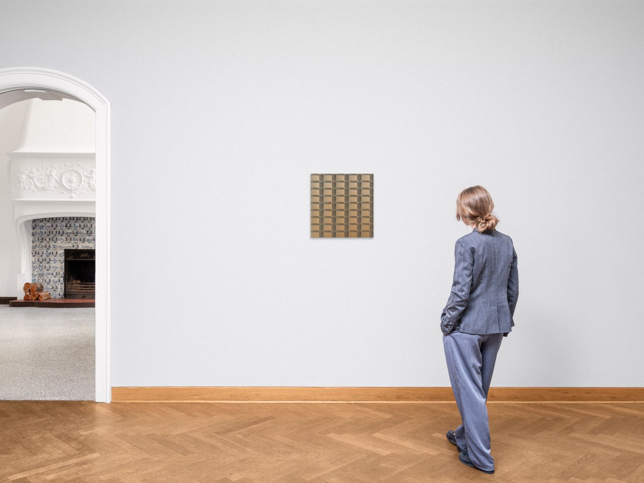 Auf diesem Bild ist das folgende Kunstwerk zu sehen: Peter Roehr. Ohne Titel (FO-106). 1965.