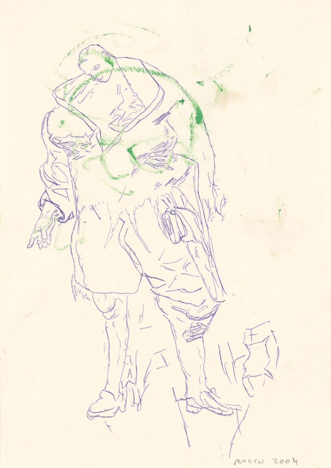 Auf diesem Bild ist das folgende Kunstwerk zu sehen: Neo Rauch. Ohne Titel. 2004.