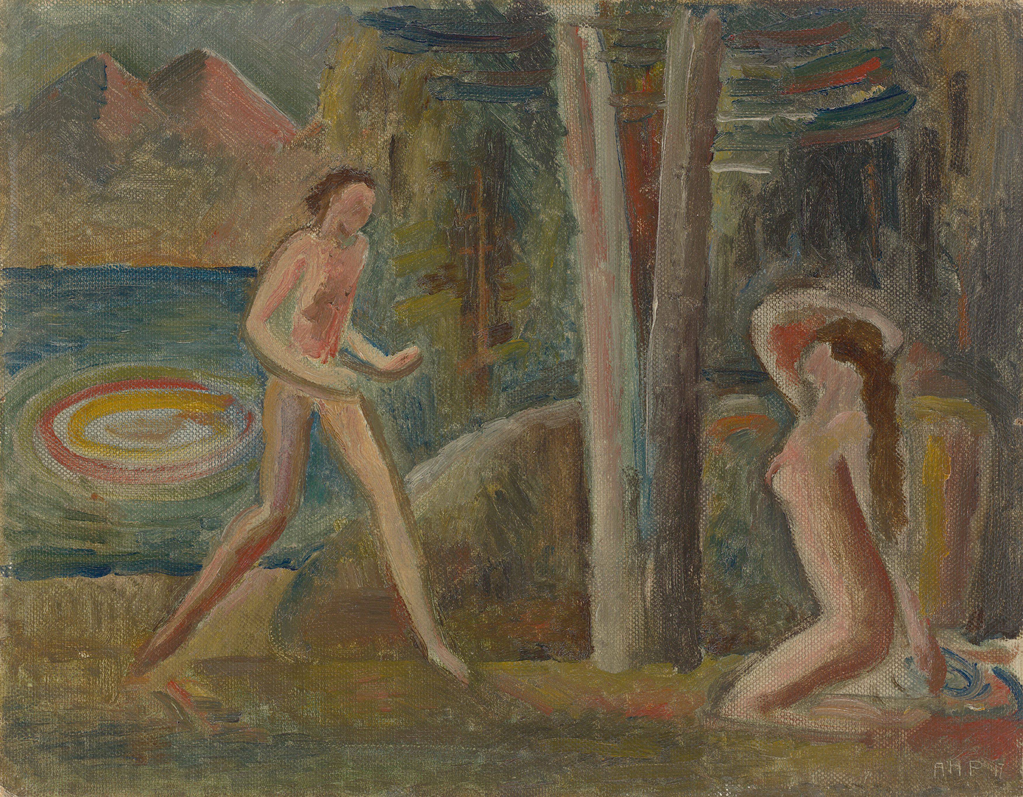 This picture shows the following artwork: Alfred Heinrich Pellegrini. ”Empfindung”. 1917.