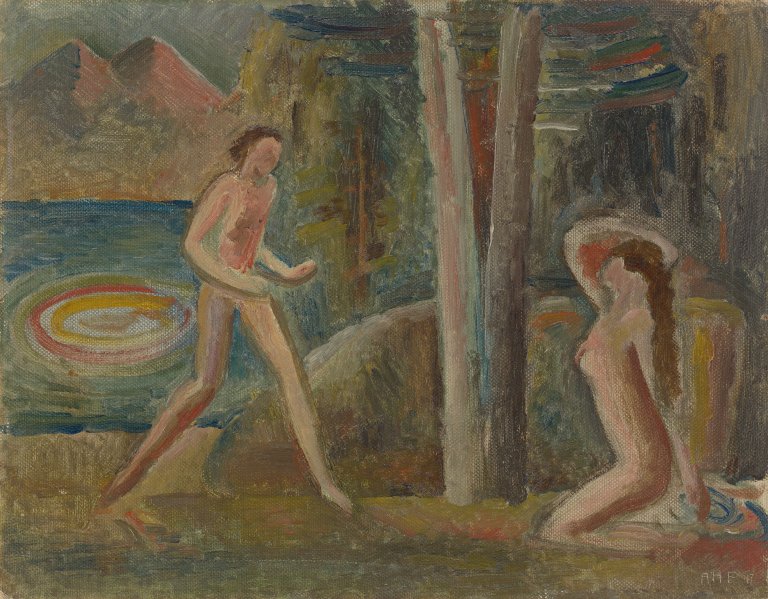 This picture shows the following artwork: Alfred Heinrich Pellegrini. ”Empfindung”. 1917.