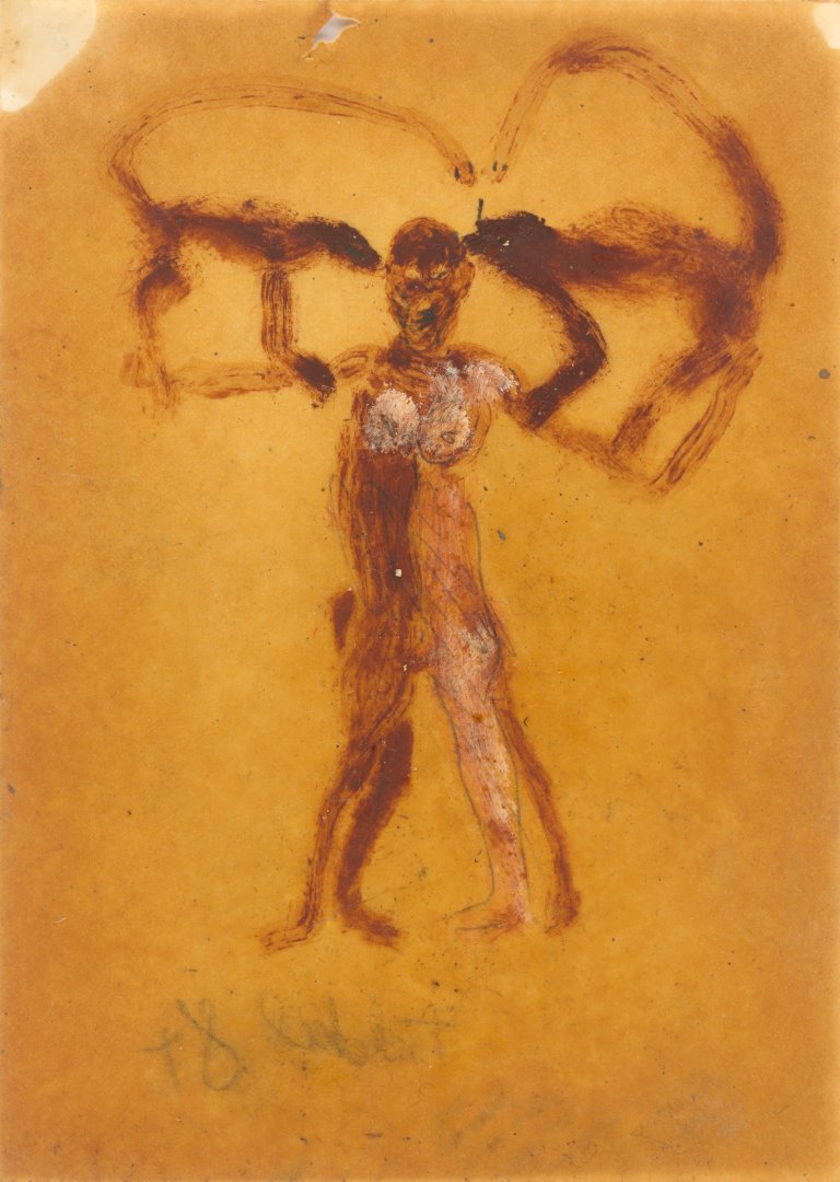 This picture shows the following artwork: Rosemarie Trockel. Untitled. 1984 .