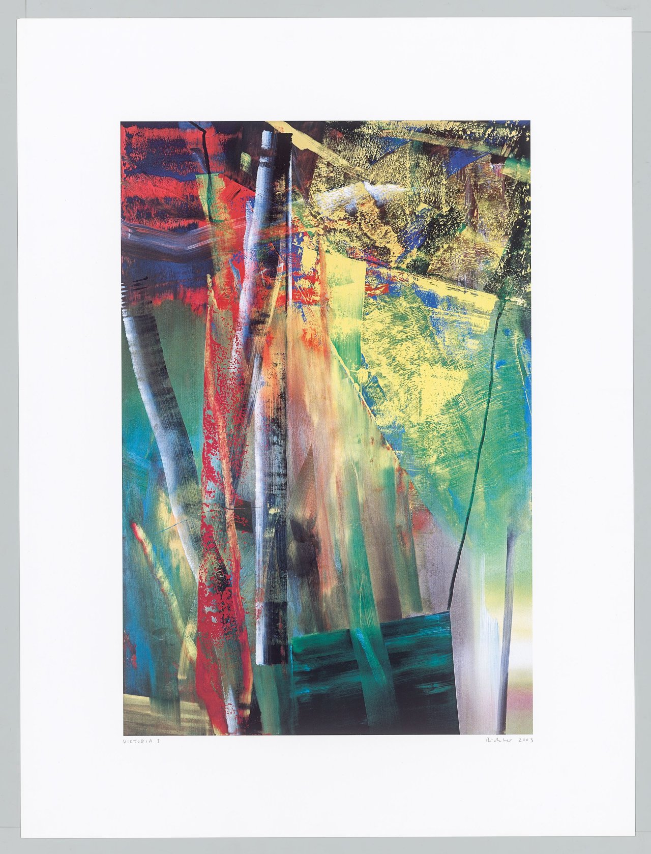 Auf diesem Bild ist das folgende Kunstwerk zu sehen: Gerhard Richter. „Victoria I“ und „Victoria II“. 2003.