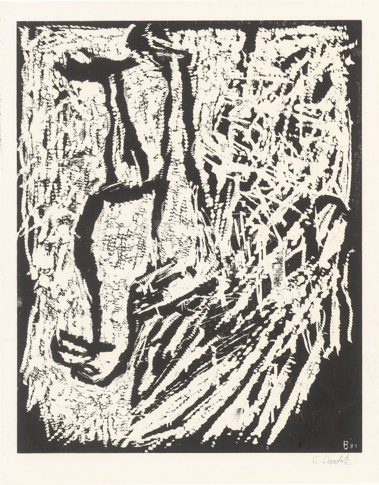 This picture shows the following artwork: Georg Baselitz. ”Adler”. 1981.