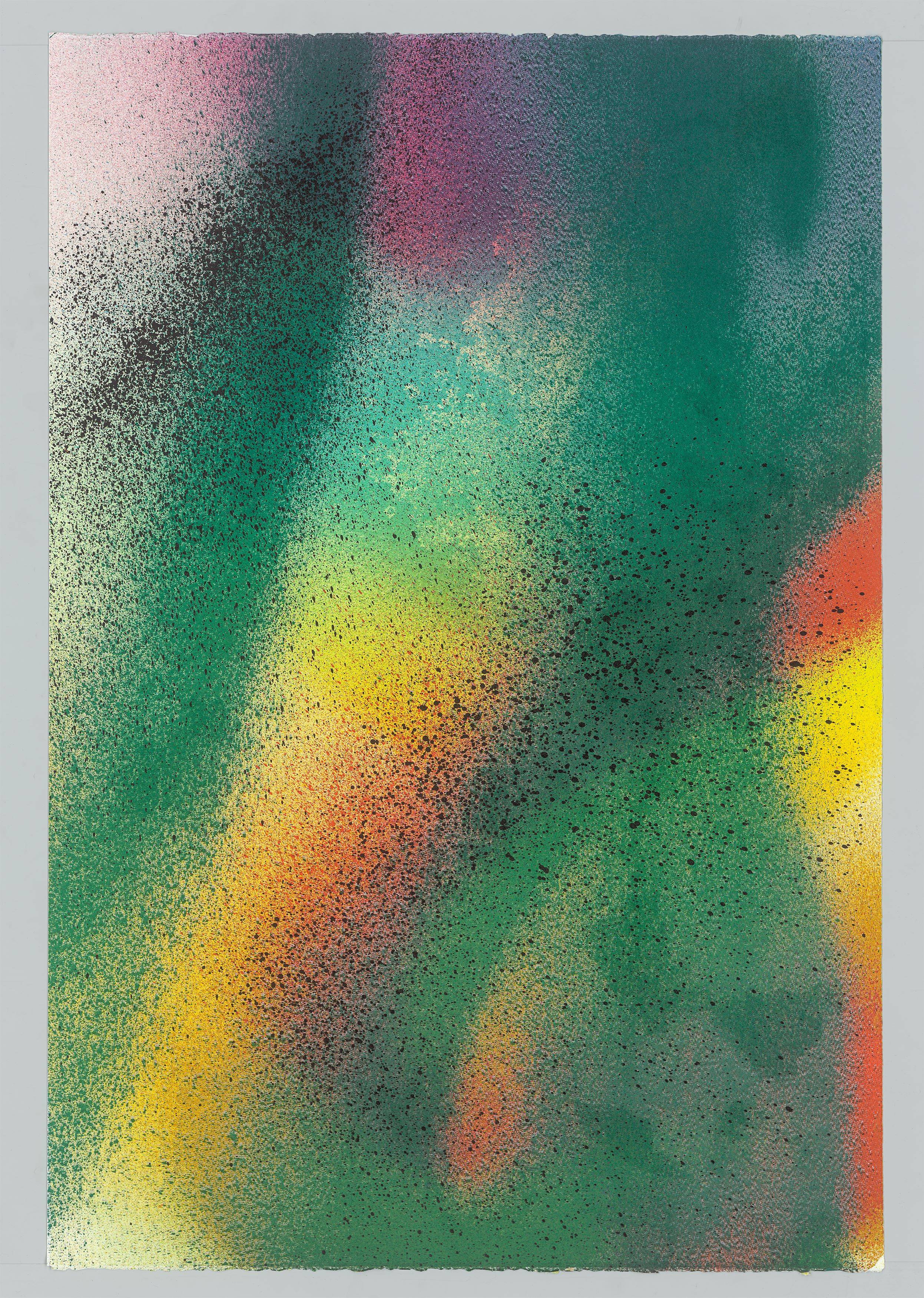 This picture shows the following artwork: Katharina Grosse. Untitled. 2007.