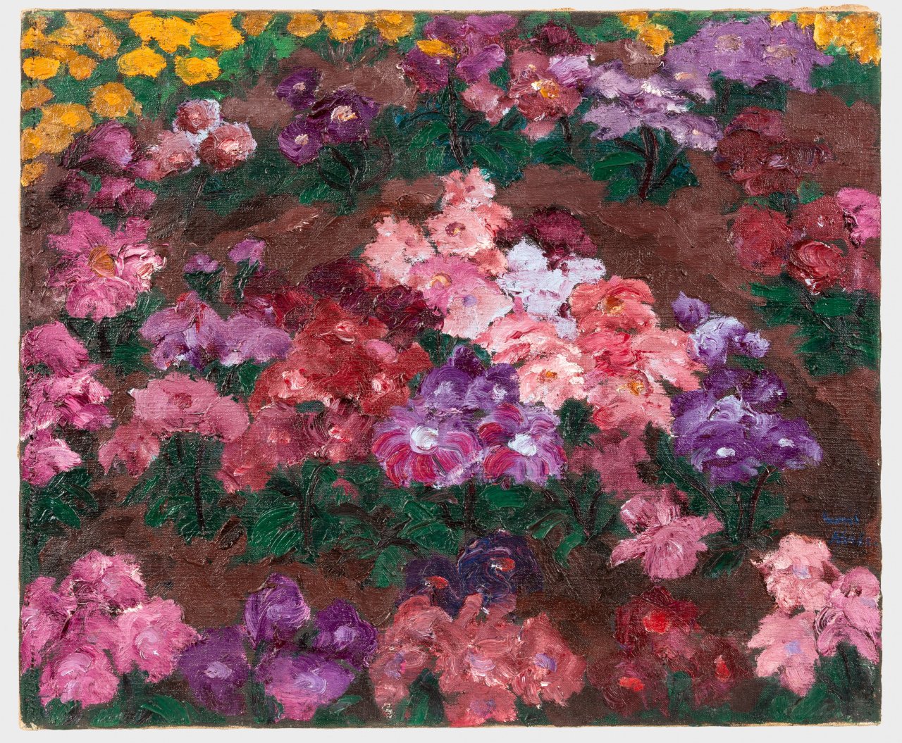 Auf diesem Bild ist das folgende Kunstwerk zu sehen: Emil Nolde. „Astern“. 1919.