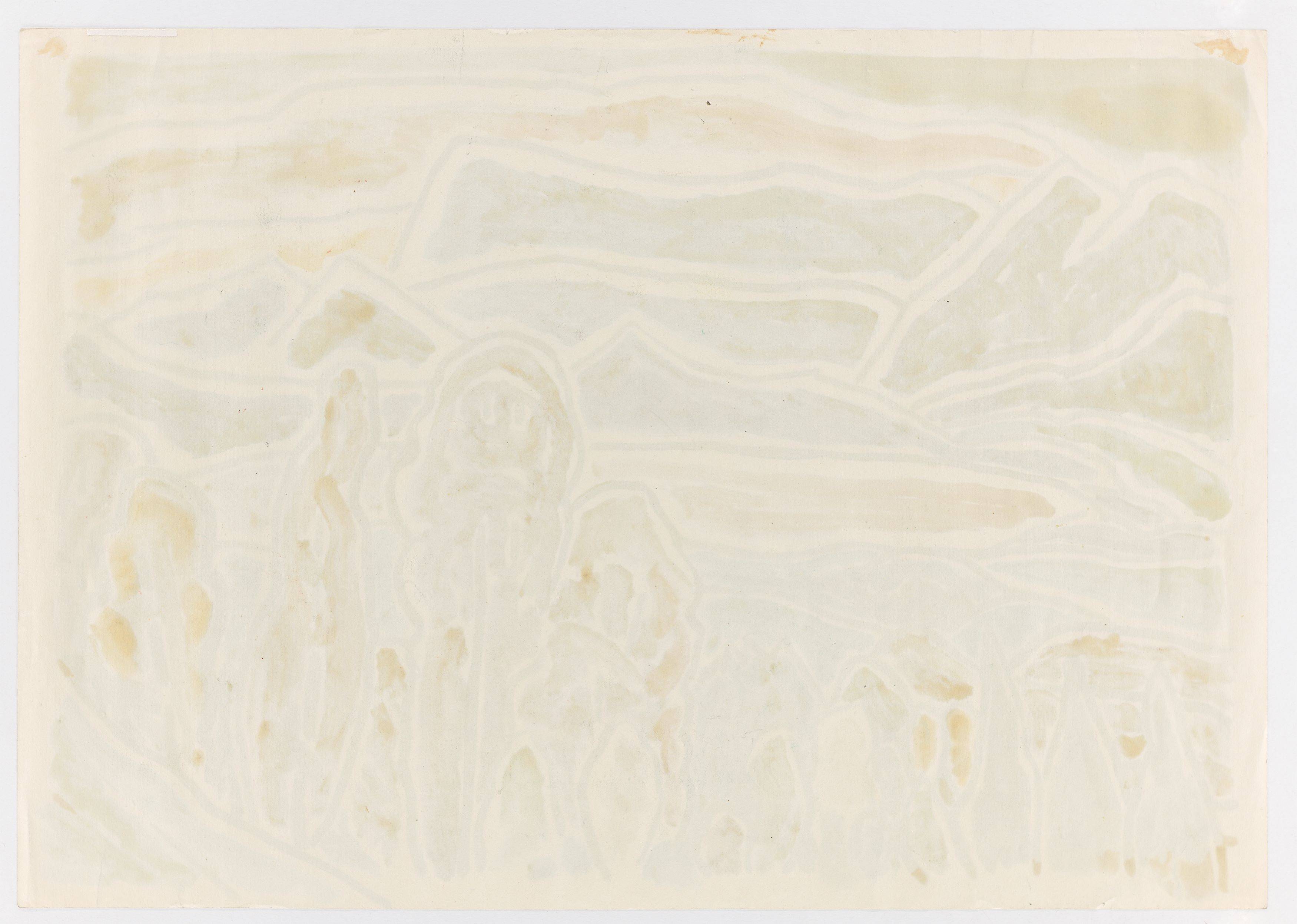 This picture shows the following artwork: Gabriele Münter. ”Blick aufs Wettersteingebirge”. 1956.