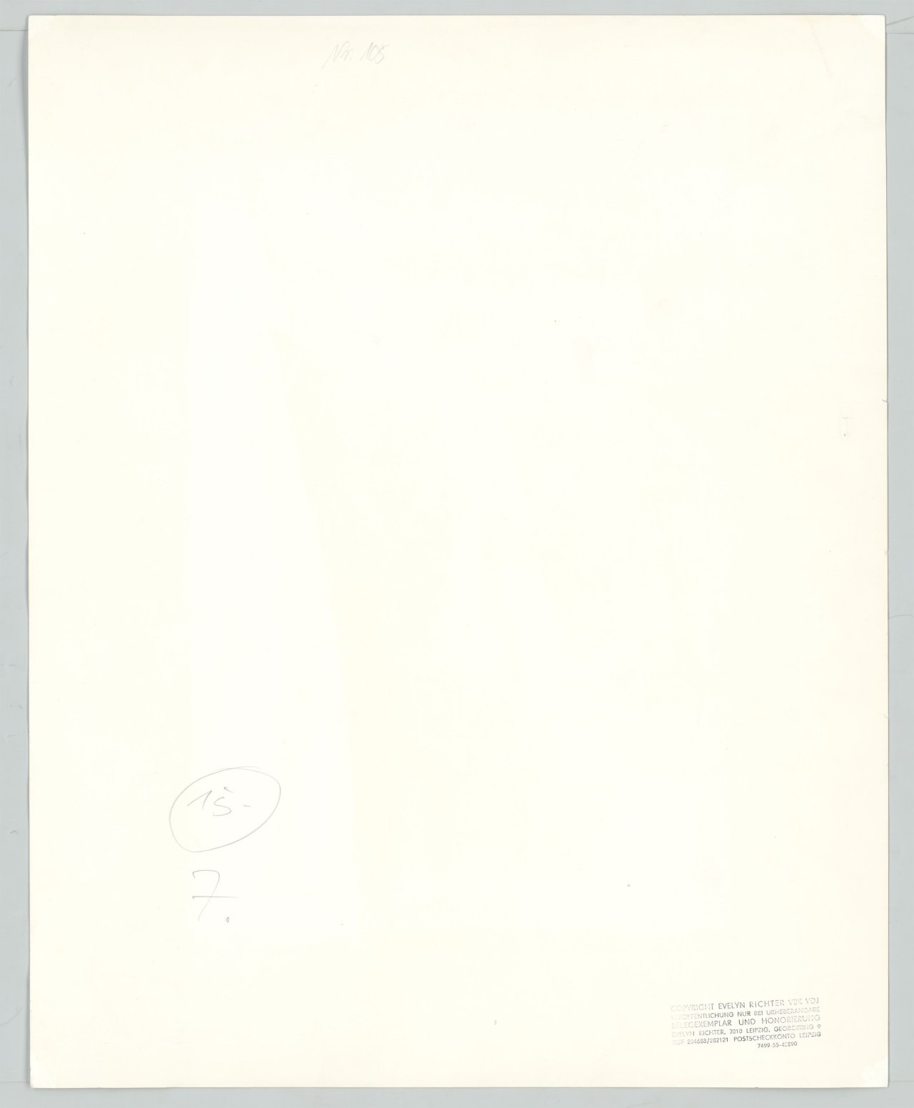 This picture shows the following artwork: Evelyn Richter. Musician Portraits. 1968–1975.