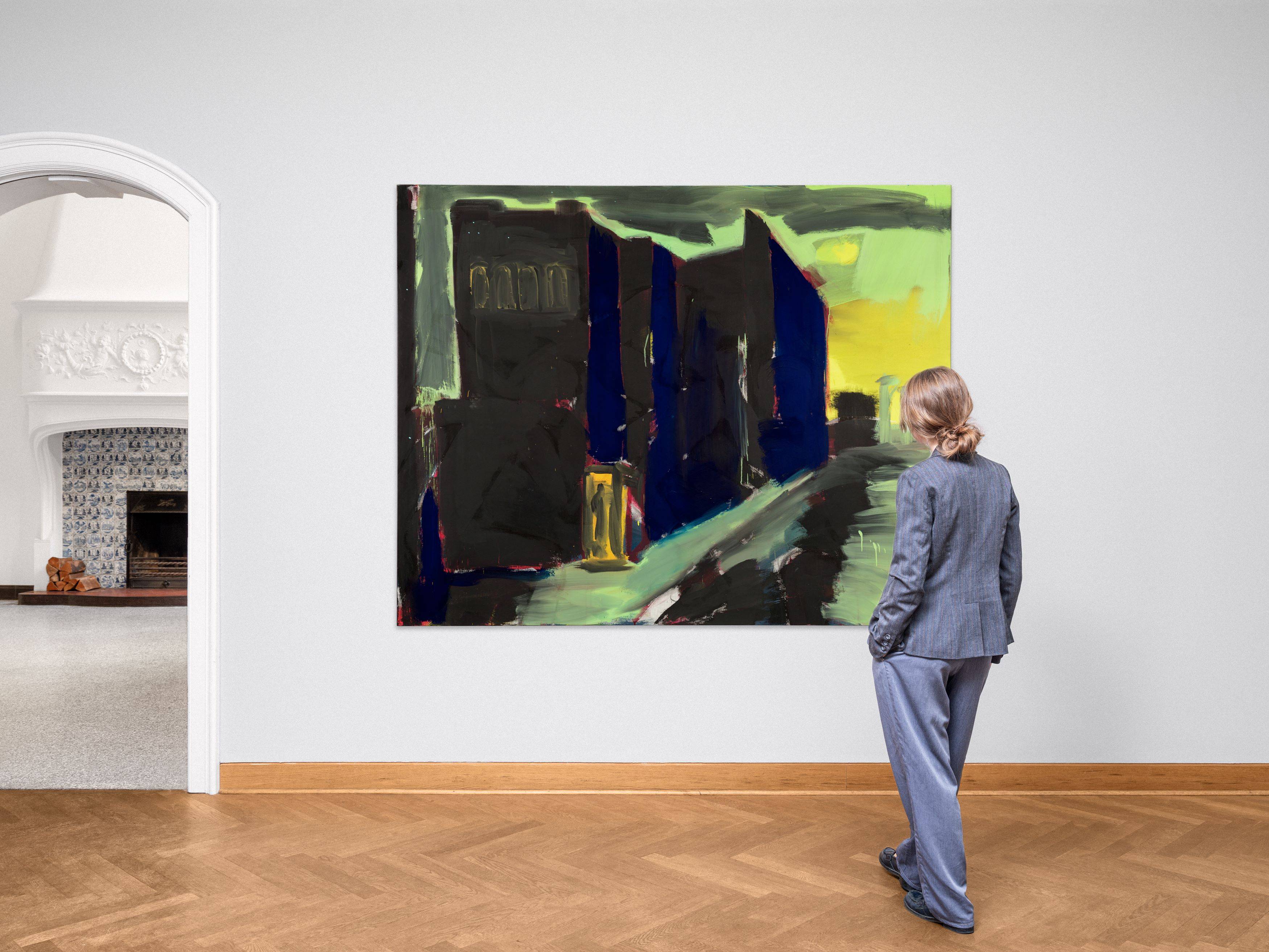 This picture shows the following artwork: Rainer Fetting. ”Moritzplatz I”. 1980.