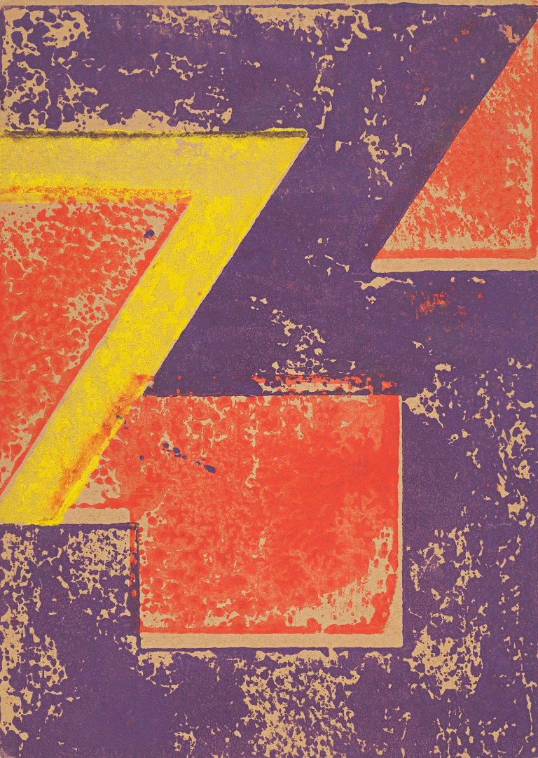 Auf diesem Bild ist das folgende Kunstwerk zu sehen: Hermann Glöckner. Ohne Titel. Um 1973.