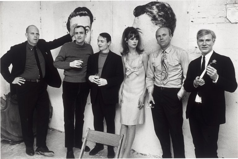 This picture shows the following artwork: Ken Heyman. Pop Art Artists, New York. 1964.