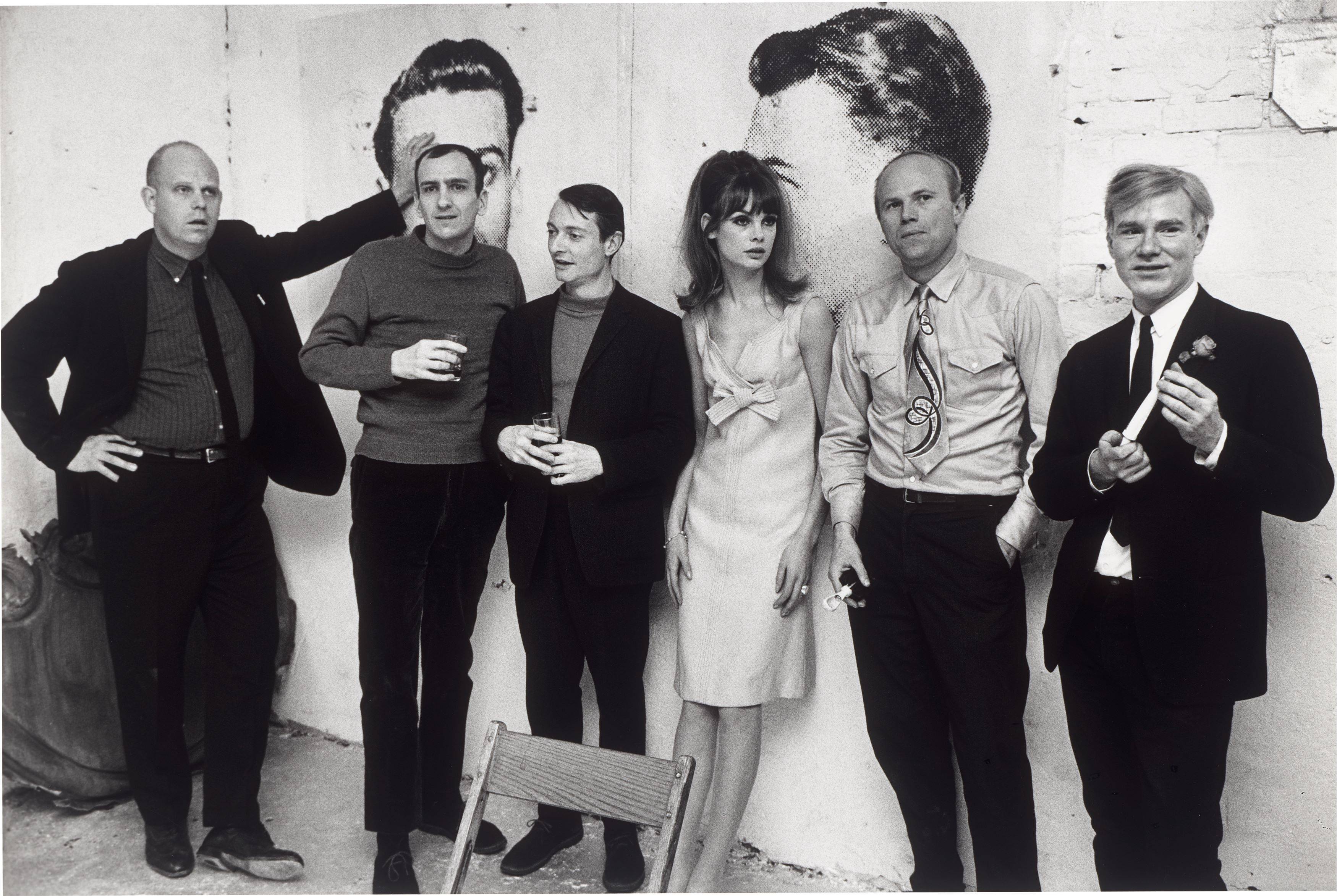 This picture shows the following artwork: Ken Heyman. Pop Art Artists, New York. 1964.