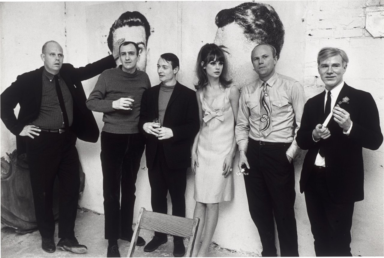 This picture shows the following artwork: Ken Heyman. Pop Art Artists, New York. 1964.