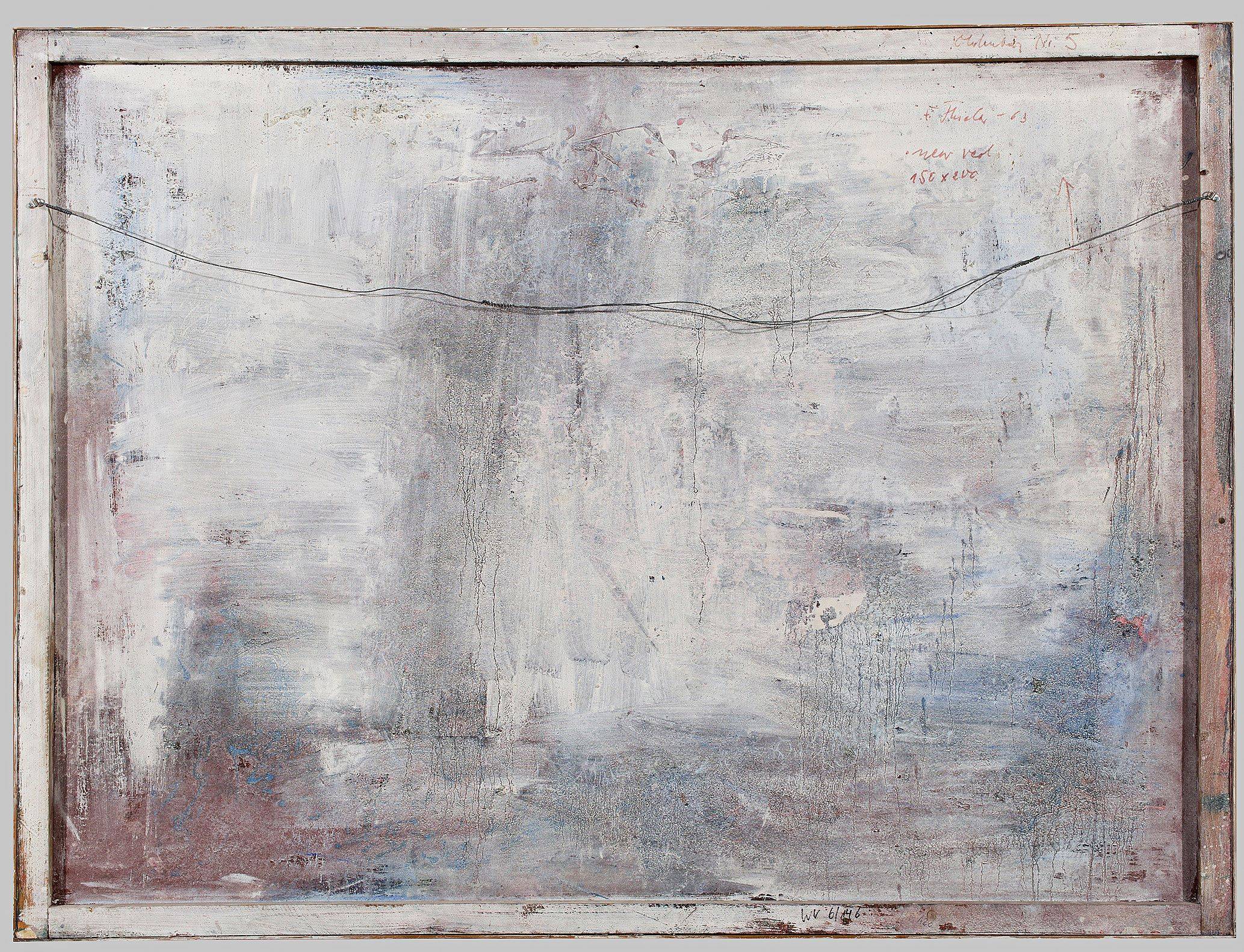 This picture shows the following artwork: Fred Thieler. ”new red”. 1963.