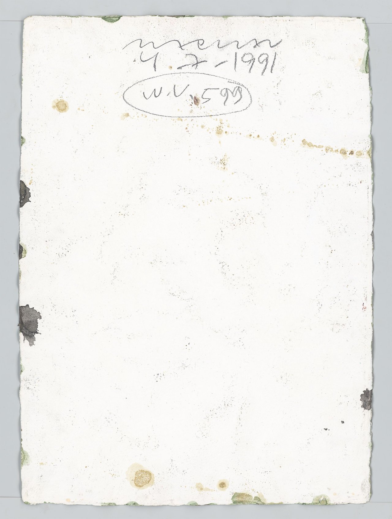 This picture shows the following artwork:  Marwan. Head. 1991.