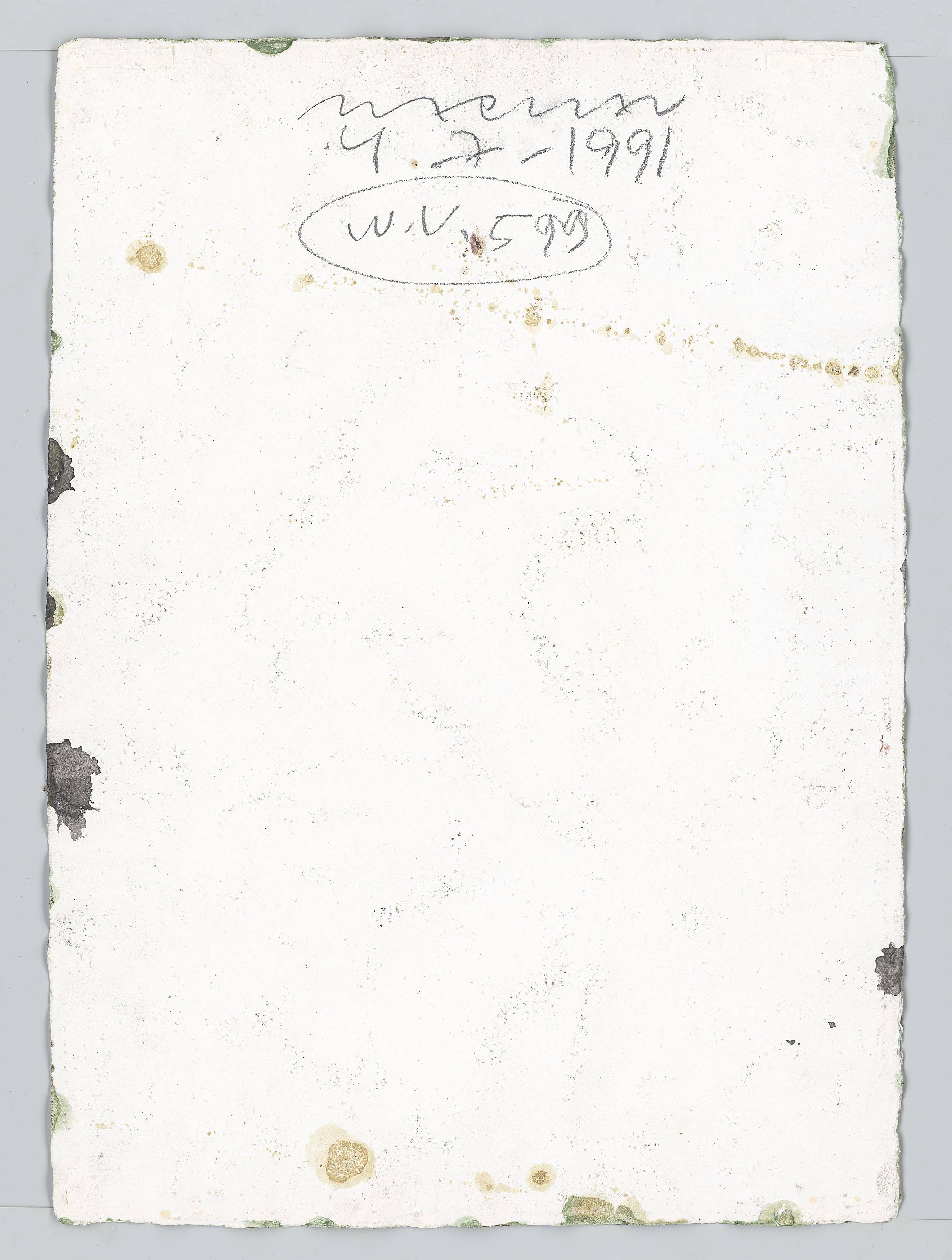 This picture shows the following artwork:  Marwan. Head. 1991.