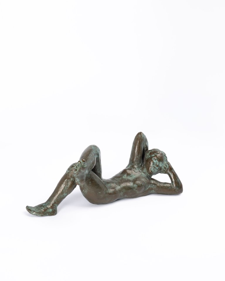 This picture shows the following artwork: ”Die Faule”.